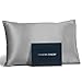 Fishers Finery 25mm Mulberry Silk Queen Pillowcase, Silver Pearl