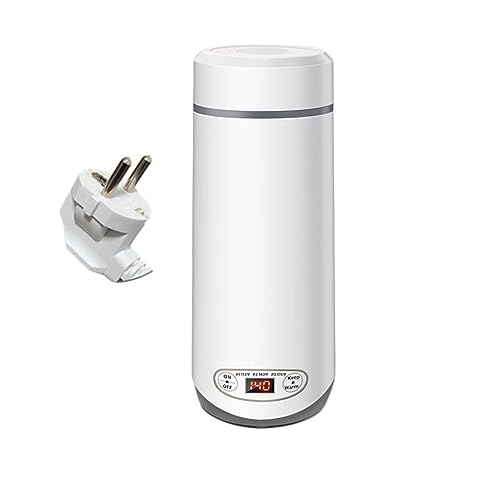 Portable Electric Kettle Travel Mini Small Water Boiler 350ml Stainless Steel Heating Cup for Office Travel