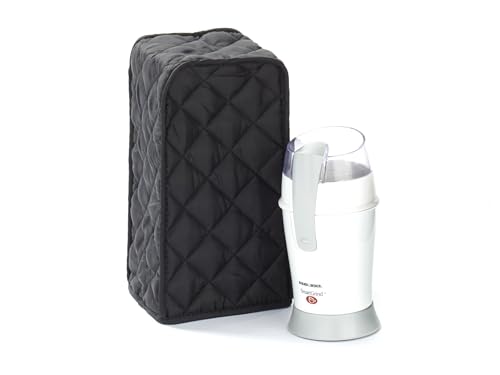Image of Covermates Coffee Maker Cover, 5 inchW x 5 inchD x 10 inchH, Black | slip-on design, quilted 2-layer polyester with padding, stain-resistant, 3-year warranty