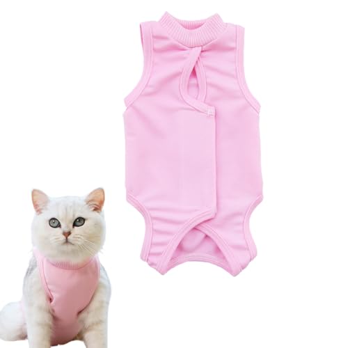 Phcozy 1 Pcs Traje De Recuperación Profesional Para Gatos Gata Camiseta De Recuperación Heridas Abdominales Profesional Para Heridas De Recuperación Quirúrgica Ropa Chaleco De Pequeños Gatos Rosado Phcozy 1 Pcs Traje De Recuperación Profesional Para Gatos Gata Camiseta De Recuperación Heridas Abdominales Profesional Para Heridas De Recuperación Quirúrgica Ropa Chaleco De Pequeños Gatos Rosado