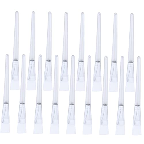 OATIPHO 24pcs Transparent Handle Facial Mask Brush Multi Use Mask Applying Tool Easy to Clean Durable Material for Home Travel Use