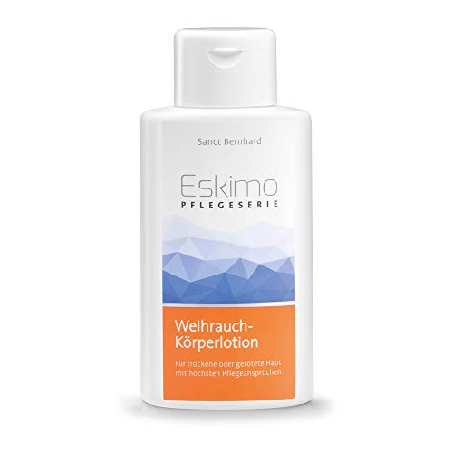 Sanct Bernhard Eskimo-Weihrauch-Körperlotion | Bei trockener, schuppiger oder geröteter Haut | Höchste Pflegeansprüche | 250ml