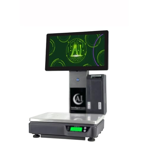 Báscula electrónica con impresora y reconocimiento facial miniatura 1