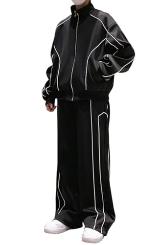 [D.IIZOO] WbvAbv u] W[W ㉺Zbg Y ZbgAbv t@Xi[XEFbg 2_Zbg X|[cEFA Xg[g ؍  JWA  傫TCY E1230C (2XL, ubN)