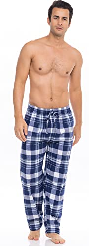 AMERICAN HEAVEN Men's 3 Pack 100% Cotton Flannel Lounge Pajama Sleep Pants2