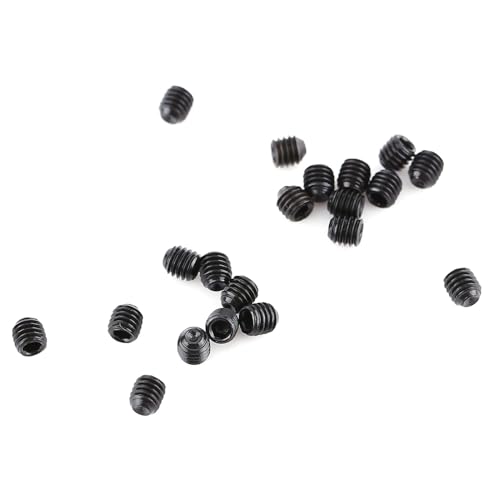 200pcs M3 Hex Allen Head Socket Set Vis Kit d'assortiment Black Carbon Steel Sockette Cup Point Grub Set Sockets Set Vis Assortiment