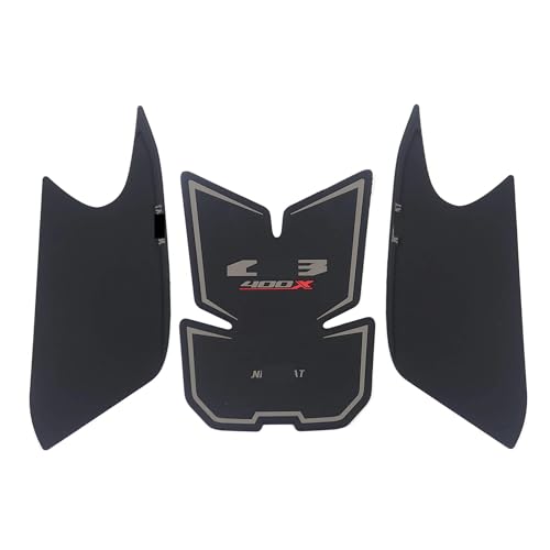 Autocollant réservoir moto pour CB400X et protection de carburant noir