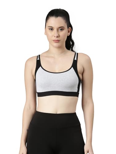 Image of TWIN BIRDS Women's Sports Bra | Comfortable Fit with Support | Cotton Elastane Workout & Active Wear