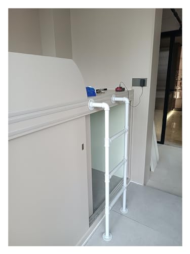 ZSPINJIA - Escalera de cama litera de metal para adultos y niños (1 m, 1,2 m, 1,5 m, 1,8 m, 2 m, 2,3 m, peldaños de metal - Sujetadores incluidos
