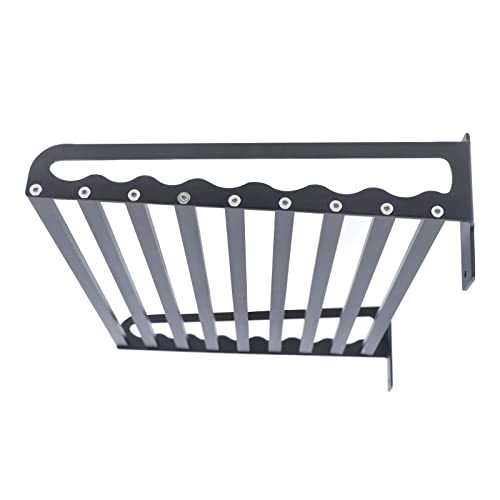Support mural pour micro-ondes haut de gamme en aluminium noir