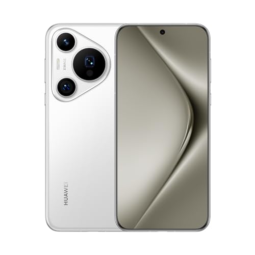 HUAWEI Pura 70 Pro Smartphone, 12GB + 512GB, Ultra Speed Snapshot, Ultra Lighting Makro-Telefotokamera, Super Robustes Kunlun Glass, 100 W Supercharge, 5.050 mAh Akku, Weiß, Deutsche Version