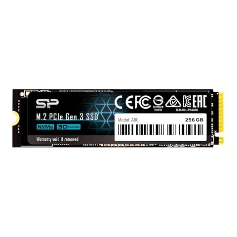 SSD Silicon Power 256 Go PCIe M.2 Cover