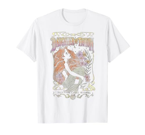 T-shirt Ariel Disney The Little Mermaid pour femme fan du film La Petite Sirène
