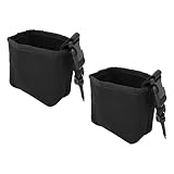 Dioche Bolsa de Limpieza para Palos, Resistente Al Agua, Duradera, para Lavado de Bolas de Palos de y Pelotas, Neopreno de Nailon, Paquete de 2, Color Negro