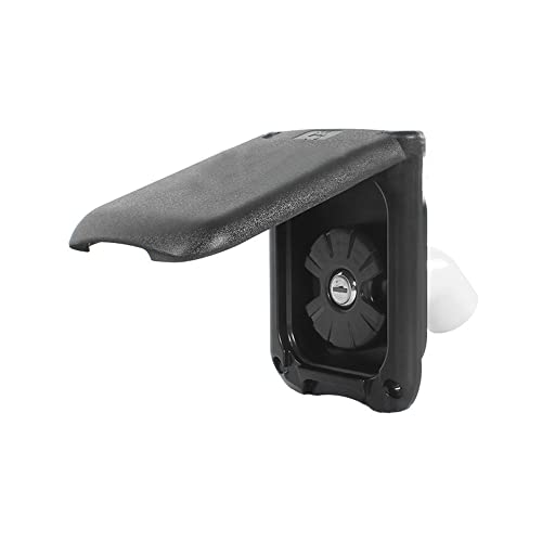 Image of Water Locking Cap, 1 PC RV Square Fresh Water Locking Cap Replacement Compatible with Camping Trailer Gravity RV (Black)