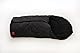 Kaiser 6534725 - Kuschelsäckchen Fleece für Schalensitze der Gruppe O Farbe: schwarz
