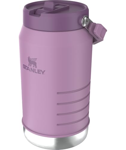 Image of STANLEY IceFlow Flip Straw 2.0 Jug, 64 oz, Lilac | Easy Carry Handle | Twist On Lid and Flip Up Straw | Leakproof Water Bottle | Insulated Stainless Steel | BPA-Free