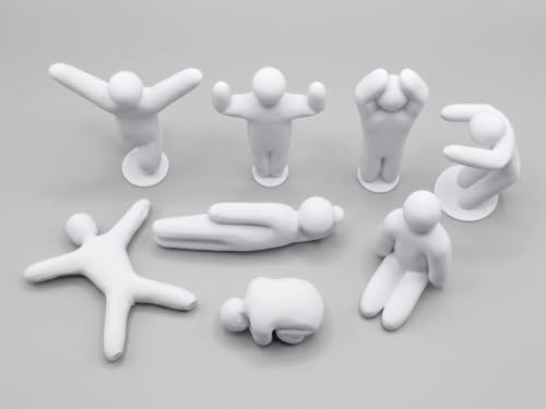Image of DIY Paint Your Own Meccha Chameleon Game Character Figures - 3D Printed Blank Toy Figurine (Pack of 8, All Unique Poses) - Customizable Art Craft Kit for Gamers, Kids & Hobbyists