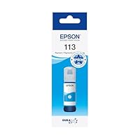 Epson Claria ET Premium, Serie 113, Inchiostro per Stampanti EcoTank, Single Pack 1 Colore (Ciano...