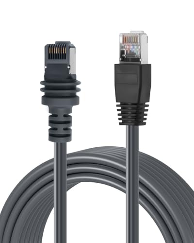 CERRXIAN for Starlink Cable 16.4FT/5M Ethernet Cable for Starlink Mini Kit, Starlink Cable to RJ45 Replacement Cord for StarLink Mini Dish Portable & 1200Mbps High Speed