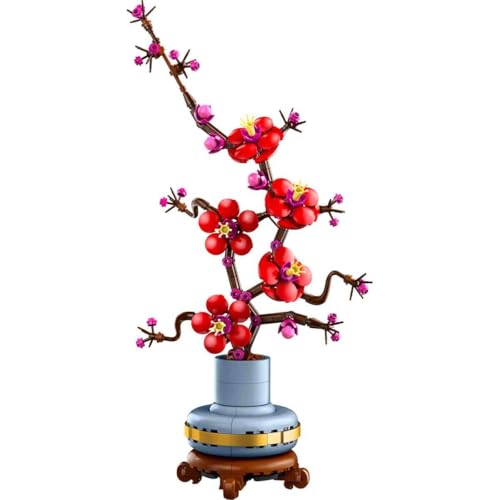 LEGO Botanicals Plum Blossom Flower Decor Display Set 10369 Building Blocks for 18+ Gift