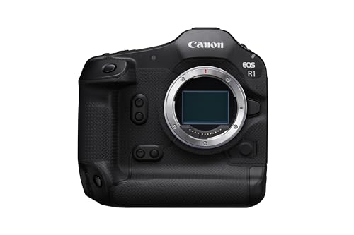 Image of Canon EOS R1 24.2 MP Full-Frame Mirrorless Camera Body Only (6K RAW & 4K 120p Video) - Black