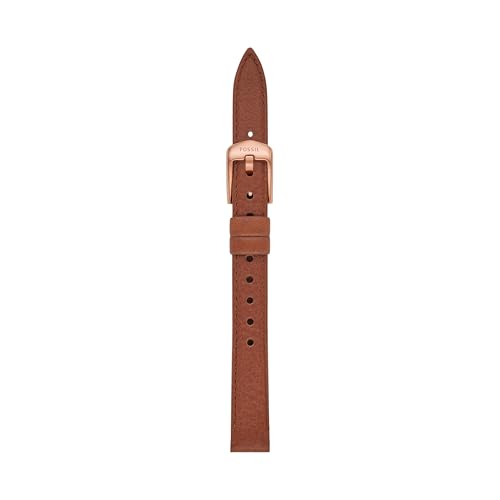 Image of Fossil Men's 22mm Dark Brown LiteHide Leather Watch Band