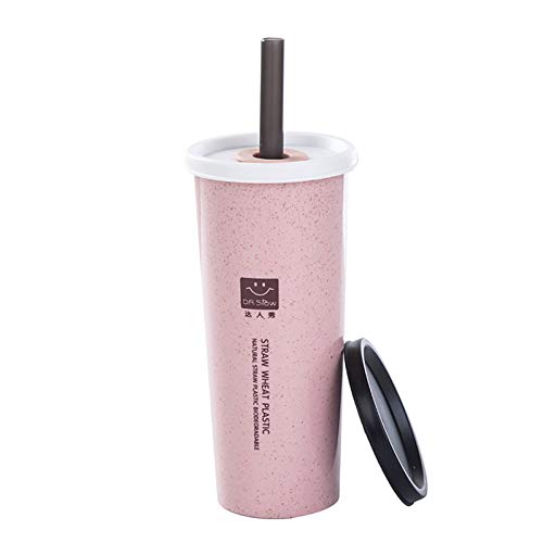 LFKBWB Thermos cup 470ml Water Bottle With Straw Portable Water Bottle Outdoor School Eco-Friendly Bottle Drinking Cup Kitchen Gadgets