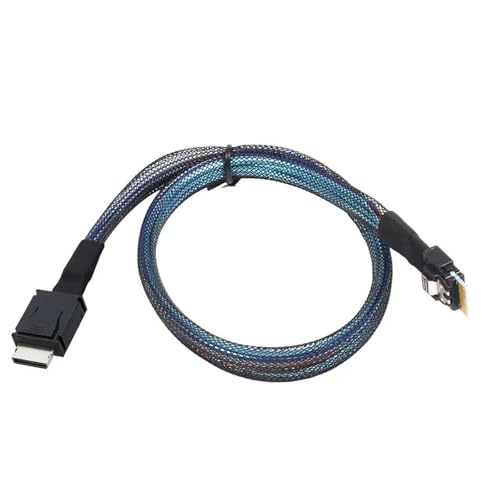 Cable PCIe SFF-8611 4i a SFF-8654 de 40 a 38 pines para conector de servidor y placa base de PC 3