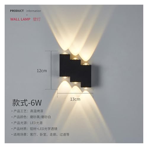 Applique murale LED simple intérieur extérieur pour entrée et escalier - 2
