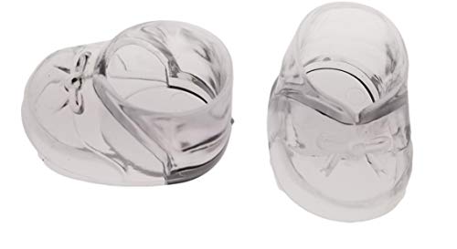 12 Extra Large Baby Booties Candy Holders Favors 3