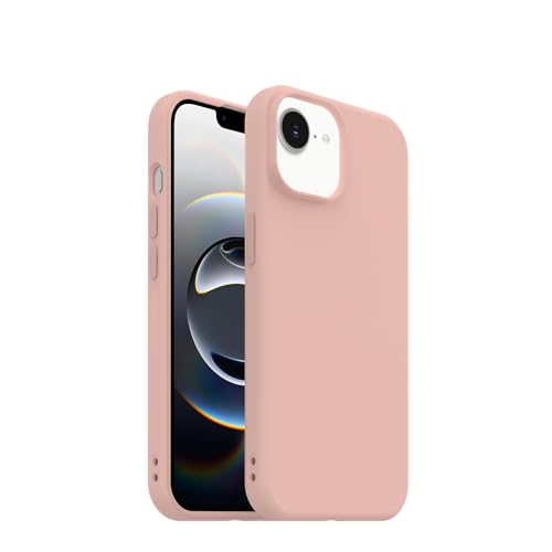 Image of OtterBox iPhone 17e, 16e, 15, 14, & 13 Figura Series Case - Rose Smoke Pink - Aesthetic, Silicone Phone Cases, Protective Minimalist Design, MagSafe iPhone Case with Camera Protection