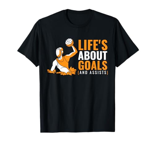Mens Water Polo Shirts For Boys P7SB5ATPVG1 Mens Life'S About Goals Water Polo Shirt cover