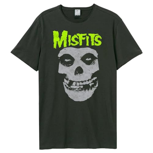 T-Shirt Neon Skull pour Homme et Femme Style Rock Confortable