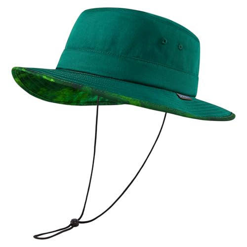 Image of UPF 50+ Foldable Sun Hat Patterned Under Brim Bucket Hats for Summer Hiking Fishing Beach Safari Men Women