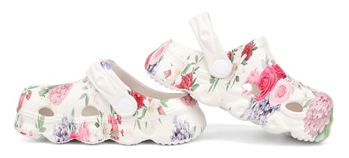 Image of INMINPIN Kids Cute Clogs Cartoon Garden Shoes Boys Girls Slides Slippers Indoor Outdoor Children Water Shower Beach Pool Sandals