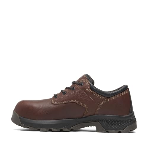 Timberland PRO Men's Titan EV Oxford Composite Safety Toe Industrial Casual Work Shoe, Teak Trailblazer, 12 Medium