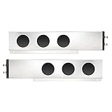 GG Grand General 91028 Spring Loaded Stainless Steel Mud Flap Hanger with 4 Inches Light Holes, 2.5