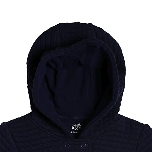 Image of miniklub Infant Girls Hooded Lightweight Quilted Jacket