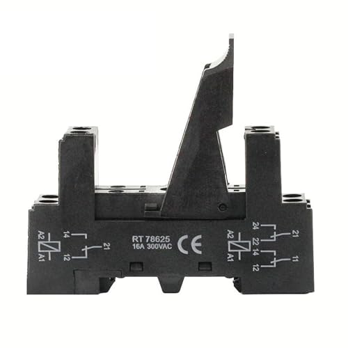 Prise de relais RT78625 embase 8 broches pour connecteurs de circuits HF115F