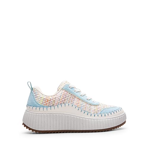 Image of DREAM PAIRS Women Chunky City Tweed Comfortable Casual Platform Fashion Sneaker
