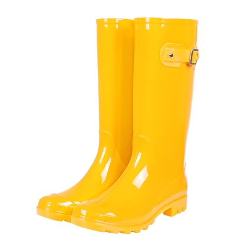 Image of Asgard Women's Tall Rain Boots Waterproof Knee High Rainboots Rubber Garden Boots
