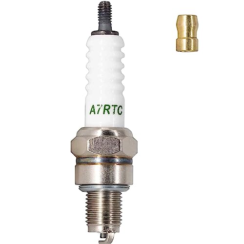 AUTOZOCO Bujia de encendido, Bujía de chispa, Bujía de ignición, A7RTC, Compatible con 4549 Bujía CR7HSA 4629/C7HSA, por 4008/U22FSR-U 5383/IUF22, UR3AS, Bujía Z9Y Copper Plus 808