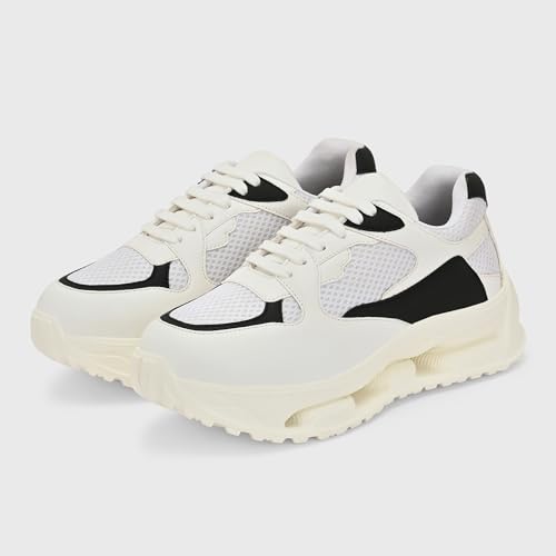 Image of Centrino Women Sneaker | Cushioned Insole for Comfort | Stylish Lace-Up Design | Perfect for Casual Outfit for Girls (9249)