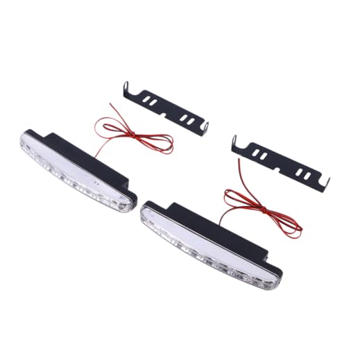 Warmhm 2pièces Feux De Jour Led Pour Voiture Led Blanc Froid Lampe De Conduite à Installation Facile Amélioration Sécurité Routière