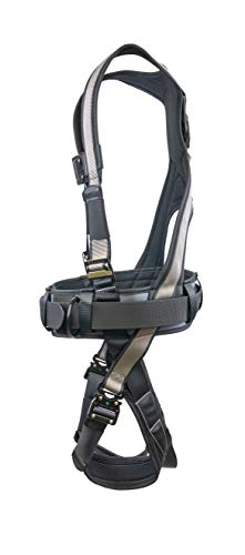 Super Anchor Safety 6151-GSM Deluxe Full Body Harness plus All-Pakka Tool Bag Combo, Medium, Silver