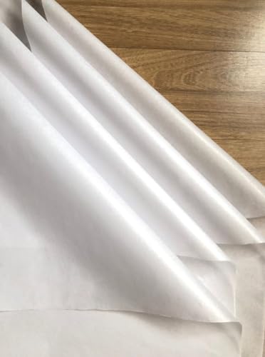 Papel de Seda Grande 50x70cm Branco - 100 Folhas