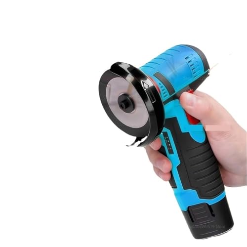 Mini amoladora angular de 12V con disco de diamante para corte de metales ligeros 4