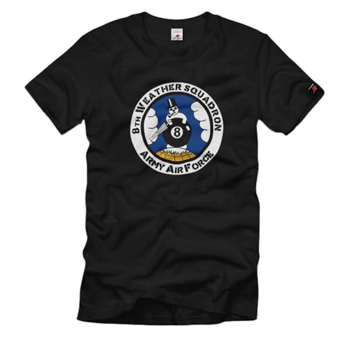 T-shirt militaire 3036 Weather Squadron USA noir XXXL homme