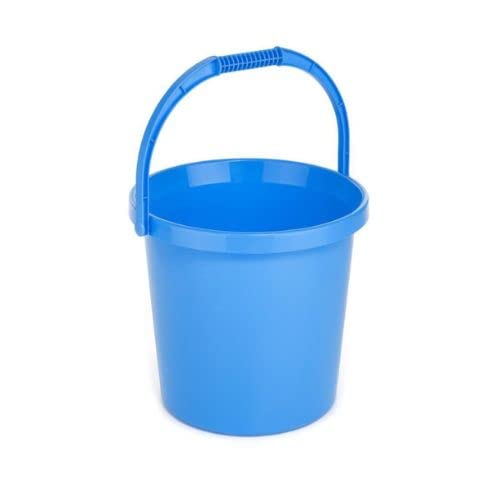 BHARAT SALES Unbreakable Strong Plastic Bathroom Bucket Set of 2 (Color May Vary as per Availability) (5 litres)